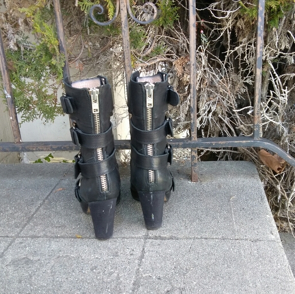 Chloe Strappy Buckle Boots - Picture 4 of 8